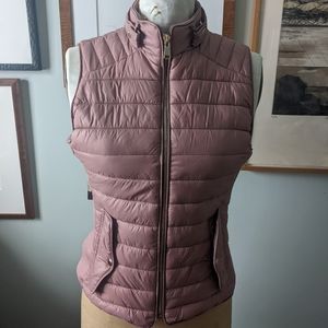 Size small Dusty Rose puffer vest